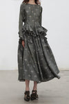 Mutedance 25 Autumn/Winter Round Neck Top Skirt Plant Dye Highly Handmade MD-MD25FW66-dark green (MD25FW65)